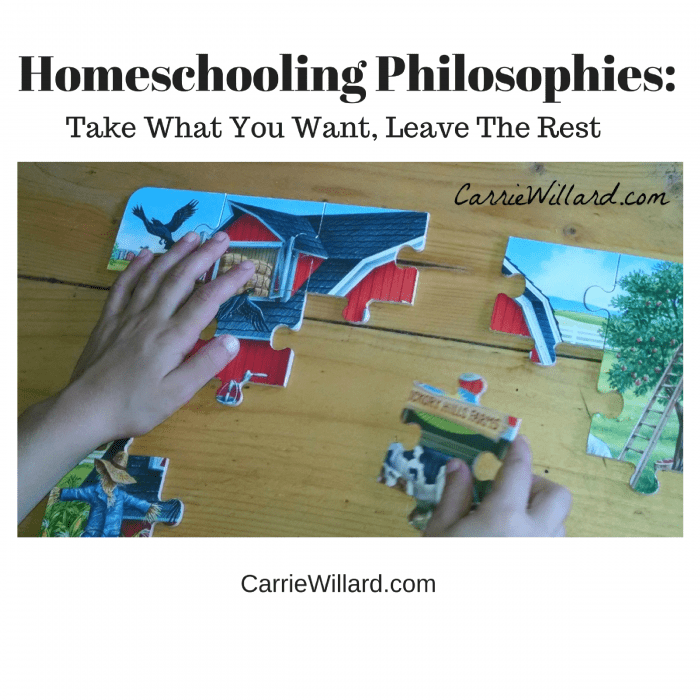different homeschool philosophies