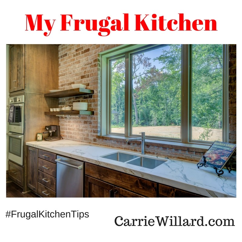 Frugal kitchen tips @CarrieWillard