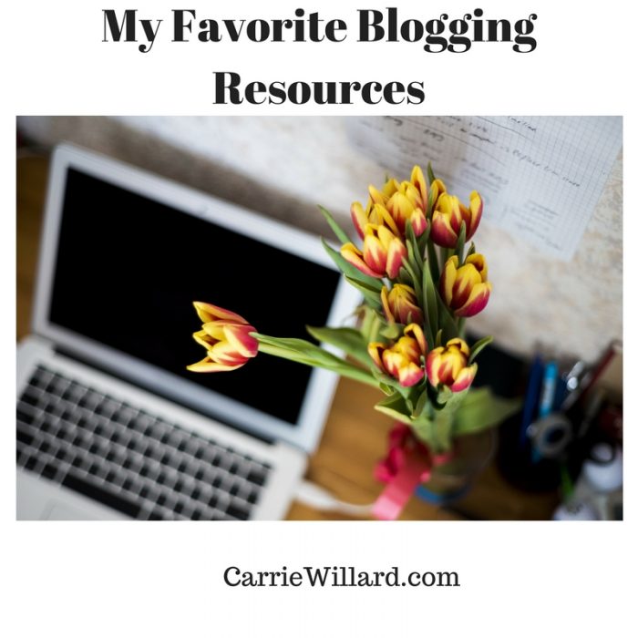 My favorite blogging resources via CarrieWillard.com