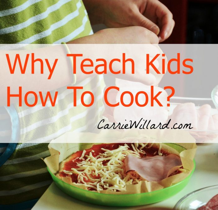why teach kids to cook