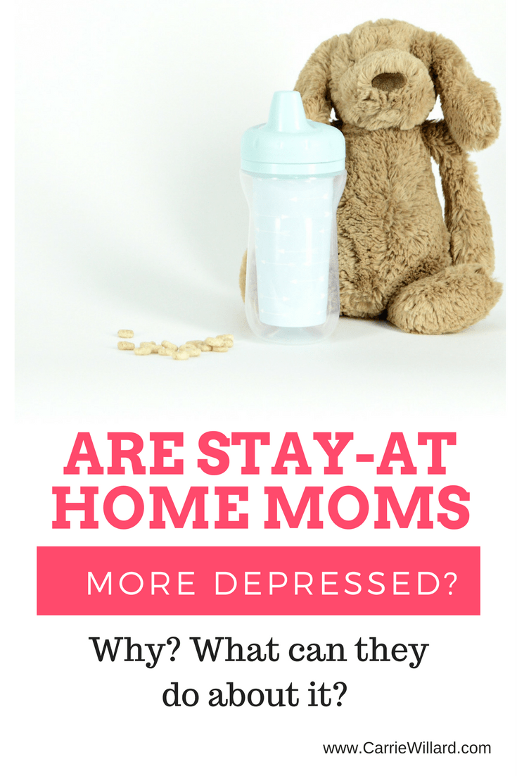 Are stay at home moms more depressed? 