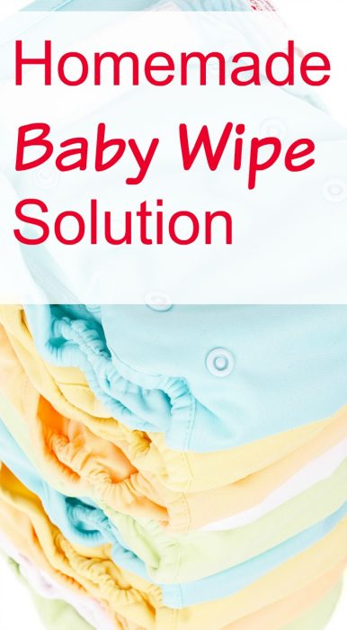 homemade baby wipe solution