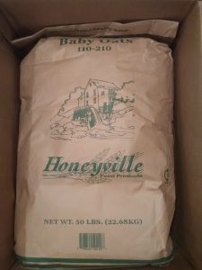 frugal accomplishment: 50 pound bag of oats