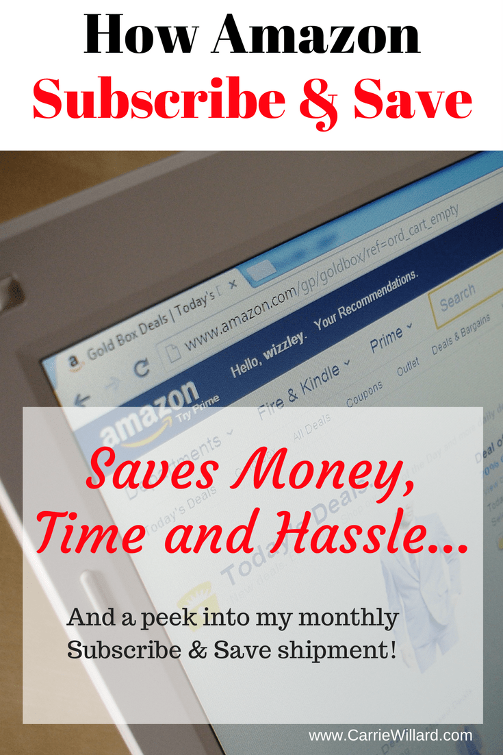How Amazon Subscribe and Save Saves Me Money, Time & Hassle