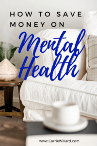 How to save money on mental health